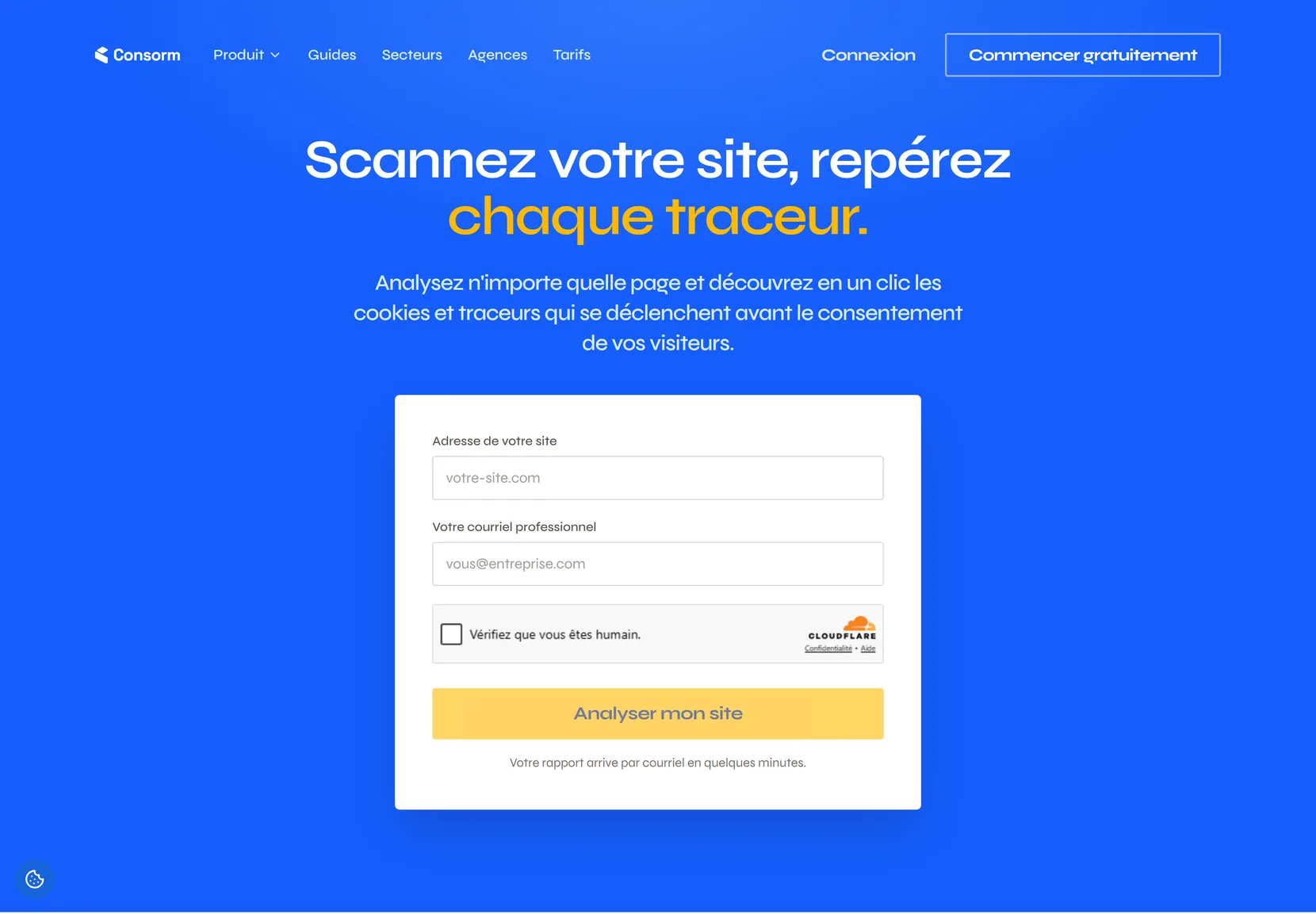 Scanner de conformité Loi 25 de Consorm