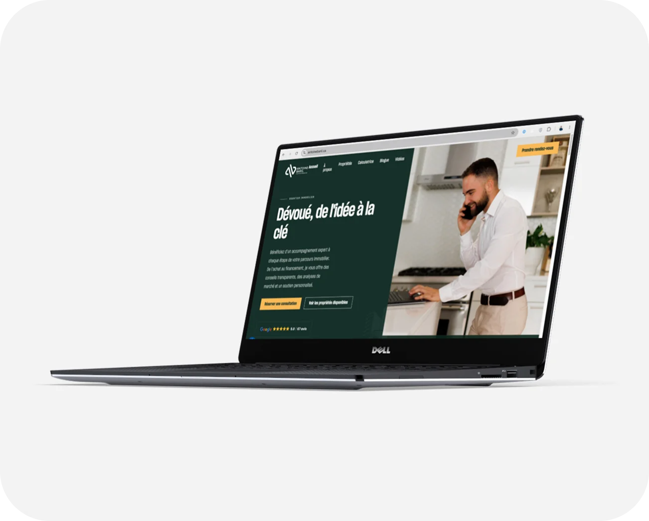 Exemple de site web livré - offre 1500$